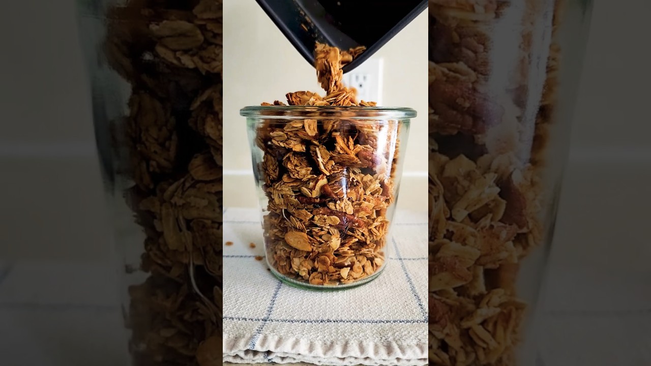 Easiest granola recipe ever: no bowl, no mid-bake stir