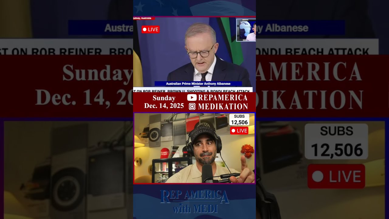 Sunday December 14, 2025 - Rep America with Medi - LIVE