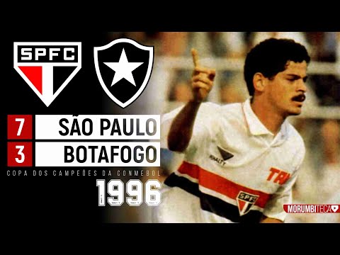 São Paulo 7x3 Botafogo - 1996 - GOLEADA HISTÓRICA COM VALDIR, ALMIR, SANDOVAL E EDMILSON!