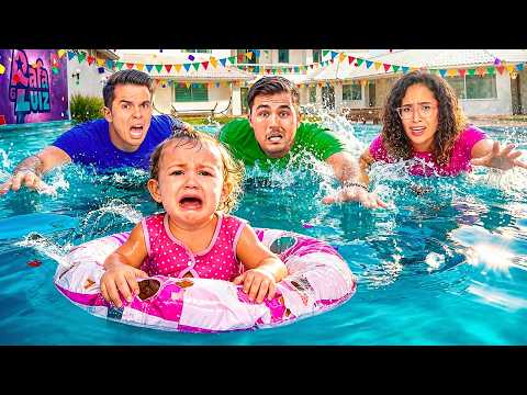 It was just a pool party... but the abandoned baby showed up! Things went wrong!