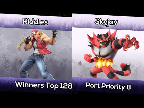 Riddles (Terry) vs Skyjay (Incineroar) - Winners Top 128 - Port Priority 8