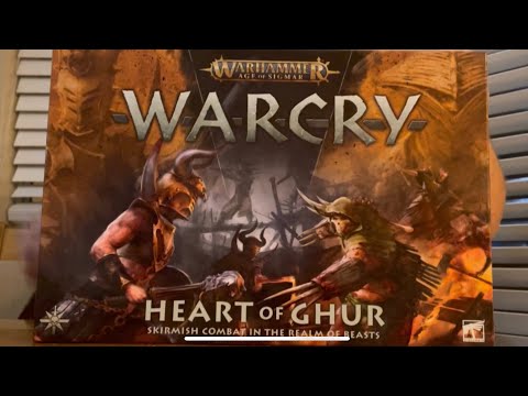 Warcry Heart of Ghur unboxing
