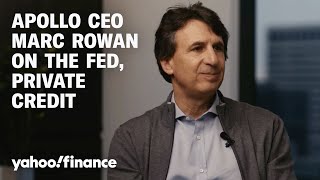 Apollo's Marc Rowan on the Fed, private credit markets, and the data center boom