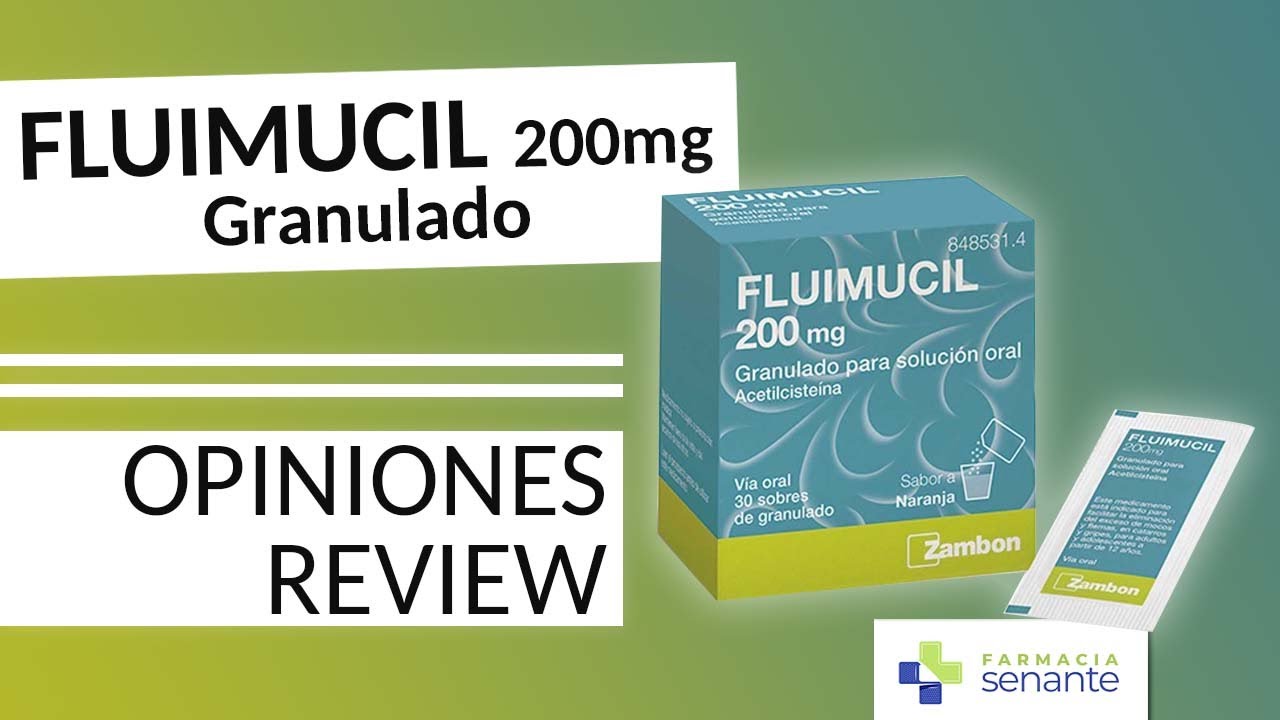 FLUIMUCIL Para Que Sirve 🤩 Fluimucil 200 mg Prospecto 🌷 FARMACIA SENANTE