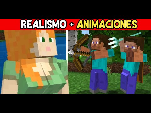 Realism Animations and 3D movement for Minecraft pe 1.19 Official |  mcpe animations 1.19.60