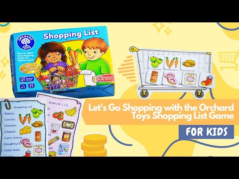 Let's Go Shopping with the Orchard Toys Shopping List Game | Learning through Play