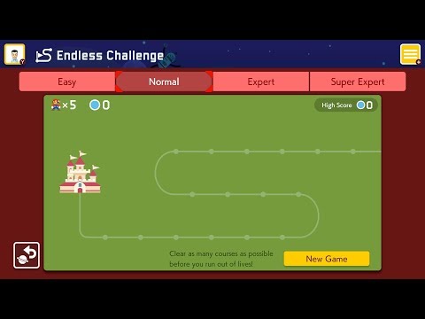 Super Mario Maker 2 🔧 Endless Challenge Normal 1-16