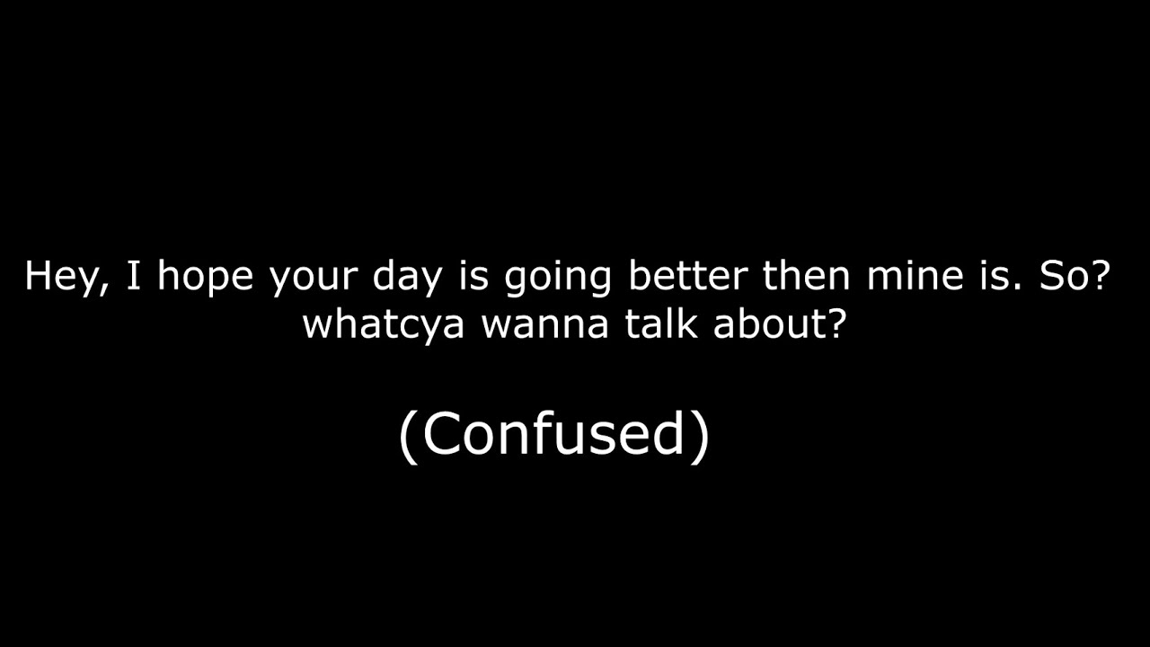 Voice Acting Practice Lines And Emotions!