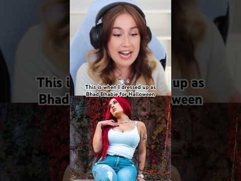 Wer erinnert sich an dieses Video?! 😂 #Reaktion #Glowup #bhadbhabie #Halloween