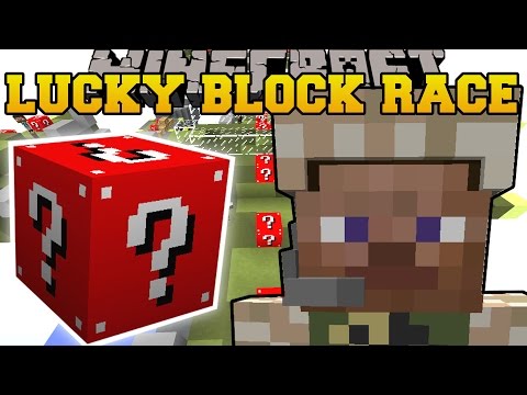 Minecraft: HARDCORE WAR LUCKY BLOCK RACE - Lucky Block Mod - Modded Mini-Game