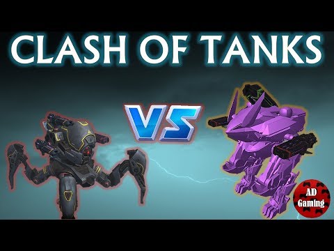 War Robots - Fenrir VS Invader - Clash Of Tanks!!! #1