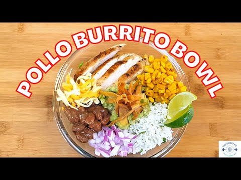 ENSALADA de POLLO TEX MEX| RECETA de CHIPOTLE | Saludable y alto en proteina