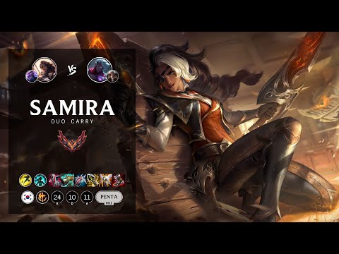 Samira ADC vs Varus - KR Grandmaster Patch 12.20