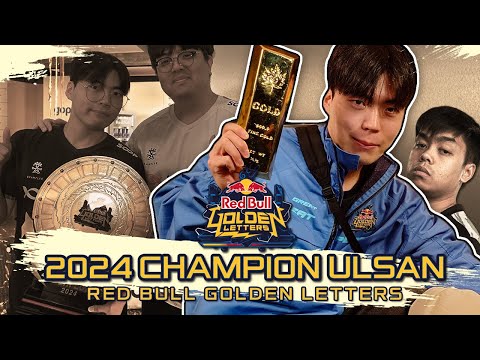 UK Redbull Golden Letters Chmapion ULSAN