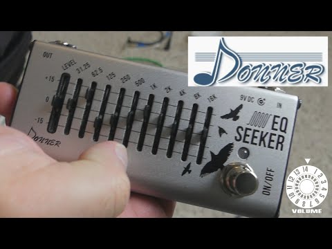 Donner EQ Seeker - Pedale Equalizzatore Per Chitarra A 10 Bande | Effetto Grafico Analogico Per Strumenti Musicali - Foto 7