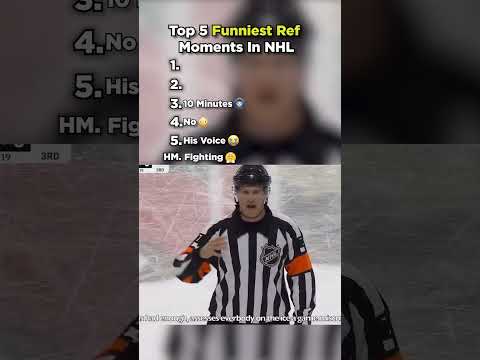 Funniest Ref Moments in NFL #nhl #hockey