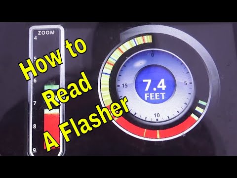How to use a flasher, How to read a Flasher for Ice Fishing!!