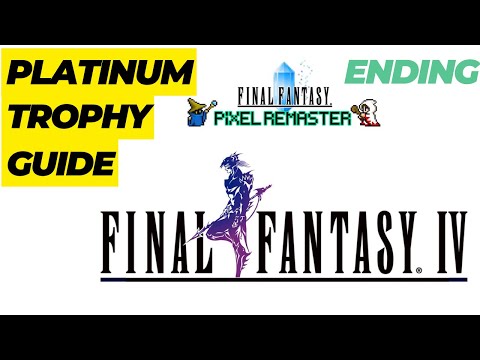 Final Fantasy 4 Pixel Remaster Platinum Trophy Guide - Ending: Final Dungeon, Pink Tail & Platinum