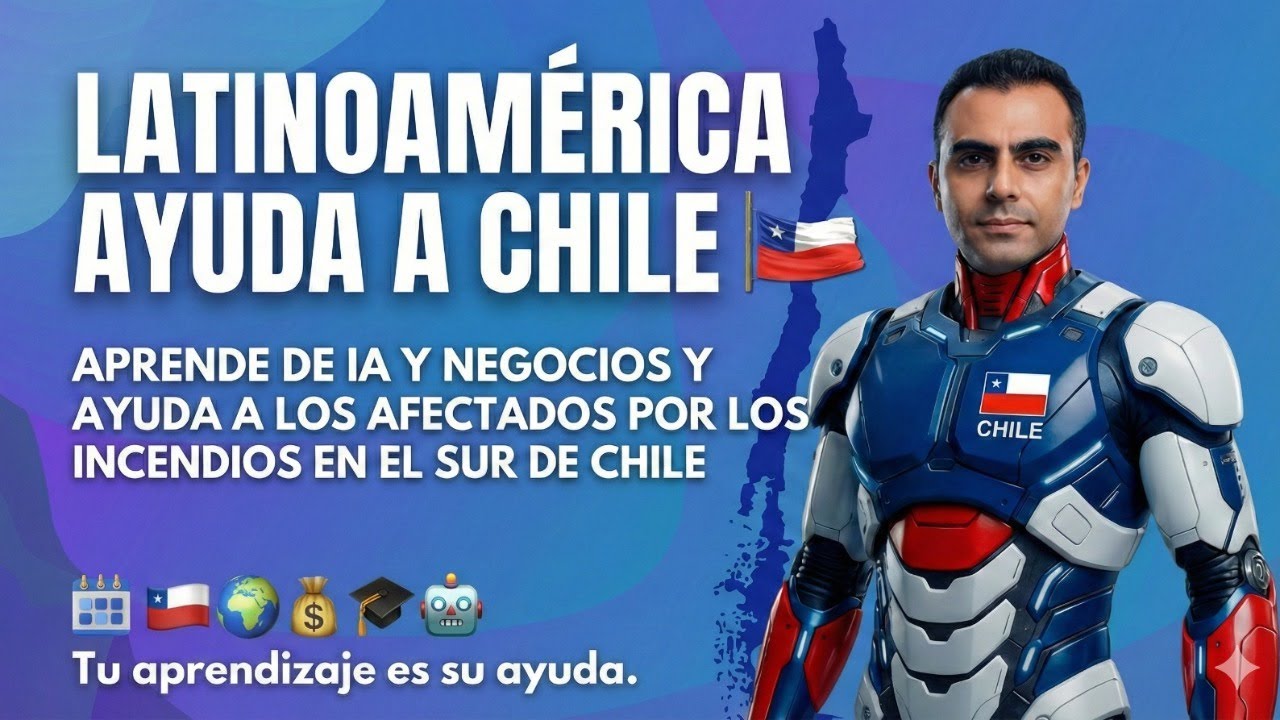 Latinoamérica unida: Aprende IA y Negocios para ayudar a las afectados por los incendios en Chile🤝