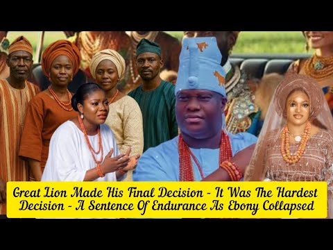 Great Lion Made His Final Decision It Was The Hardest Decision A Sentence Of Endurance As Ebony fell