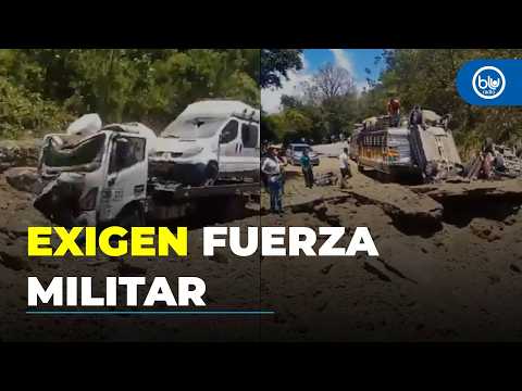 Vía Panamericana: gremios piden militarización tras ola terrorista en Cauca y Valle