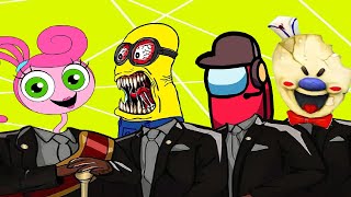 Download lagu Mommy Long Legs & Minion Monster & Among Us & Ice Cream Horror - Coffin Dance Meme Cover mp3