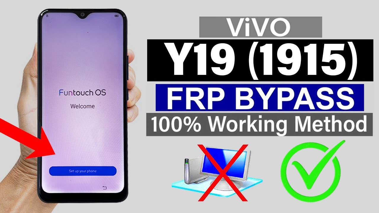 Vivo Y19 (1915) - GOOGLE/ FRP BYPASS | New Method 100% Working - (Without Pc)