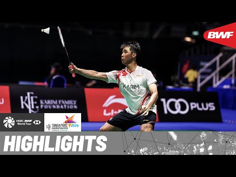 Home favourite Loh Kean Yew challenges Toma Junior Popov