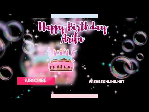 Arifa Birthday Song| Arifa birthday wishes | wishesonline.net