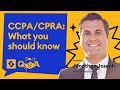 What You Should Know About CCPA And CPRA