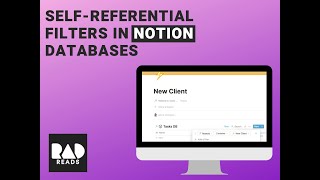 Self-Referential Filters with Notion Databases