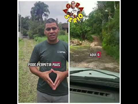 VEREADOR ALMIR NUNES MANDA O RECADO EM SÃO LOURENÇO DA SERRA.