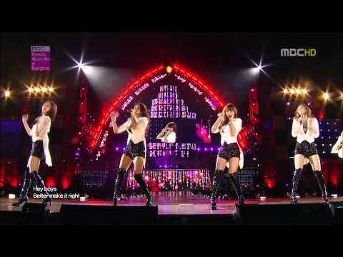 120408 MBC Korean Music Wave in Bangkok Sistar - How Dare You + Ma Boy