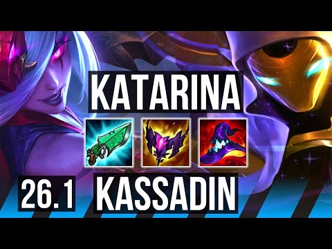 KATARINA vs KASSADIN (MID) | 51K damage | EUW Diamond | 26.1