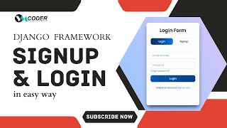 Download the video "Signup & Login Form In Django Framework"