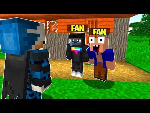 SORPRENDO UN FAN NEL SUO MONDO DI MINECRAFT!!