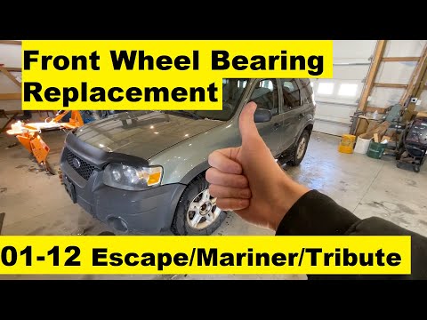 Ford Escape Front Wheel Bearing Replacement 2001-2012 01 02 03 04 05 06 07 08 09 10 11 12