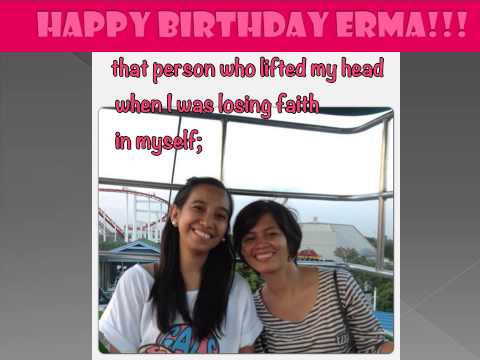 HAPPY BIRTHDAY ERMA