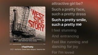 Rachel Zegler - I Feel Pretty (Lyrics) | West Side Story