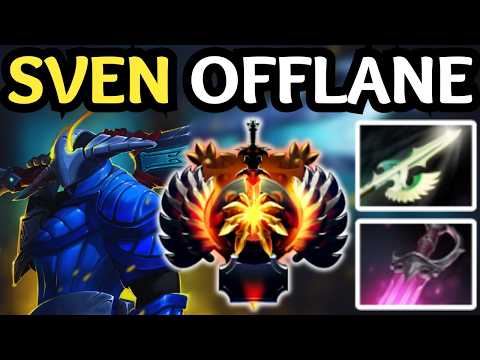 🔥 IMMORTAL SVEN OFFLANE — SUSTAIN BUILD BROKEN | DOTA 2 🔥