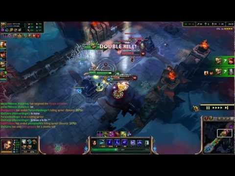 LOL ARAM Kata Resets and Heimeldinger Quadra   League of Legends