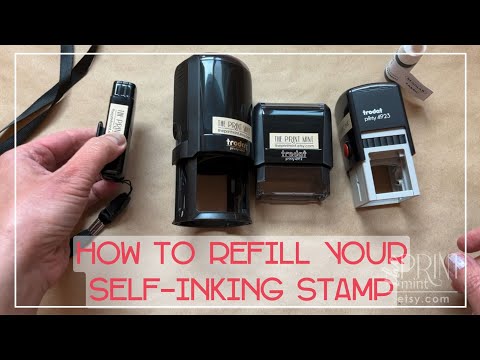 How to Refill Your Self-inking Stamp