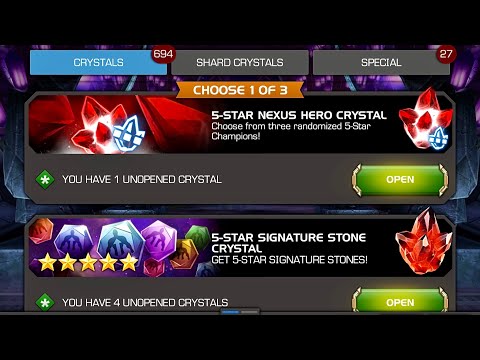 5-Star NEXUS Hero Crystal Opening | Marvel Contest of Champions