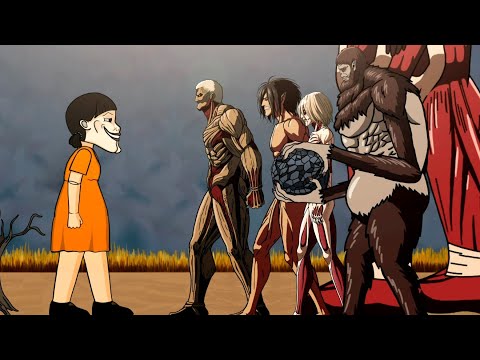 Attack on Titan Characters Play Squid Game