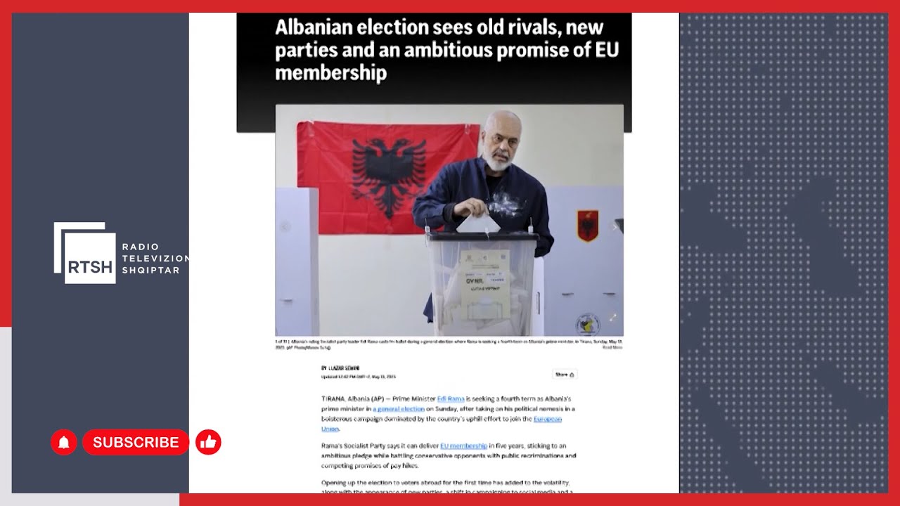 Dita e zgjedhjeve në syrin e mediave të huaja,  gazetari austriak komenton për RTSH