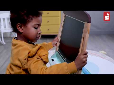 Доска двухсторонняя Janod с подставкой и аксессуарами (J09631)