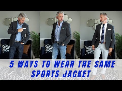 5 ways to wear a sports jacket