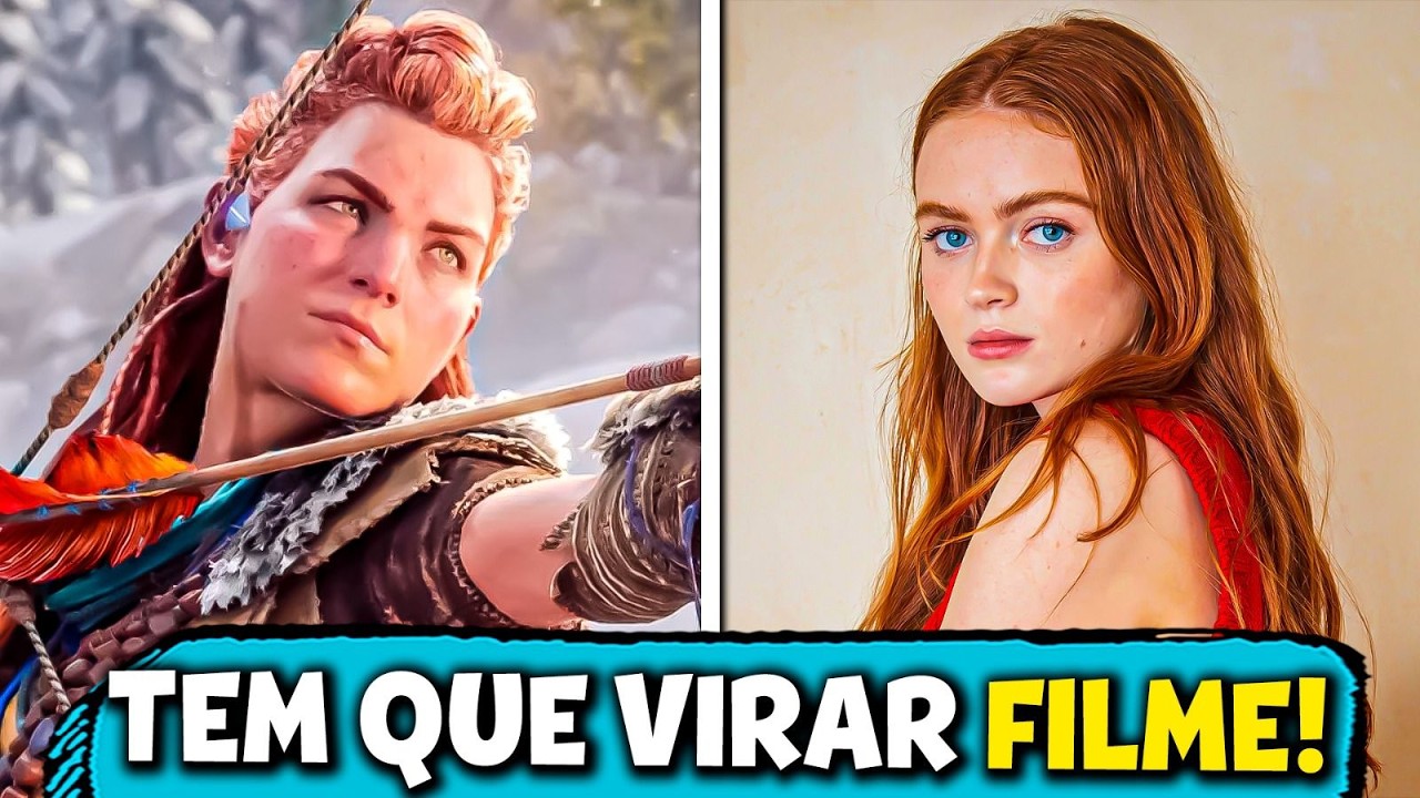 8 GAMES que PRECISAM virar FILMES ou SÉRIES!