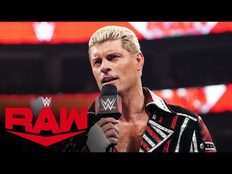 Cody Rhodes To Open 9/25 WWE Raw