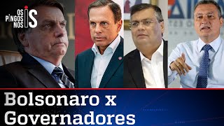 Governadores se unem para atacar Bolsonaro
